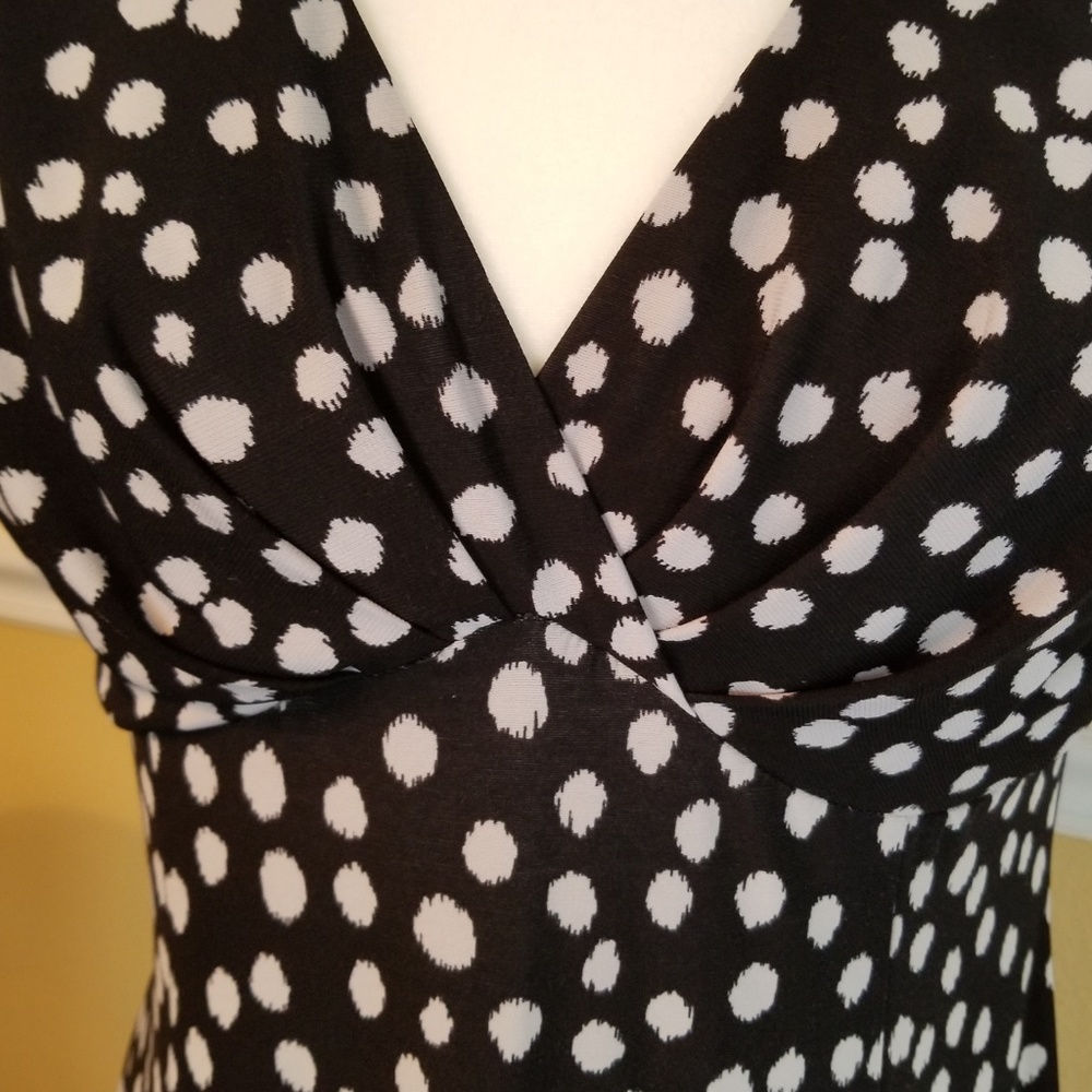 Jones NY Black/White Dress 8 - Picture 2 of 3